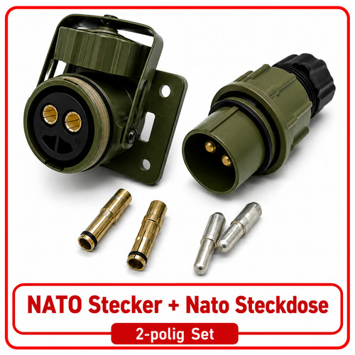 Polige nato steckdose mit - nato,