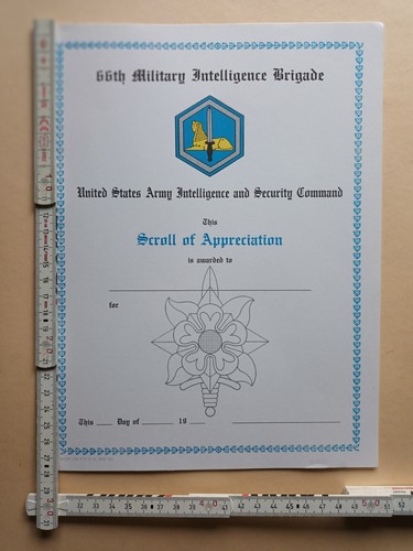 Urkunde army secret - urkunde,