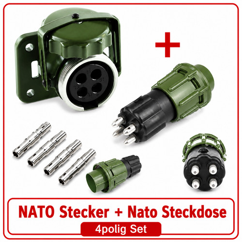 Polige nato steckdose mit - nato,
