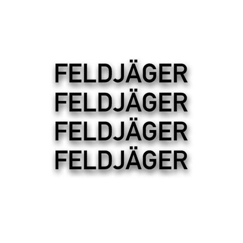 Feldjäger schriftzug - feldjÄger,